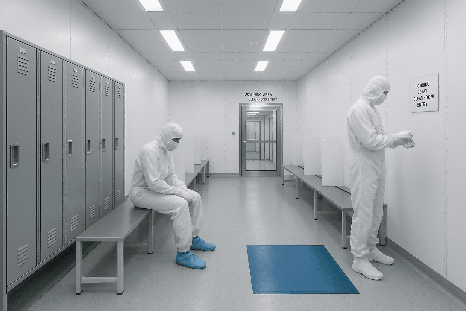 Precision air sterilization and odor control for cleanroom gowning rooms and laboratory environments