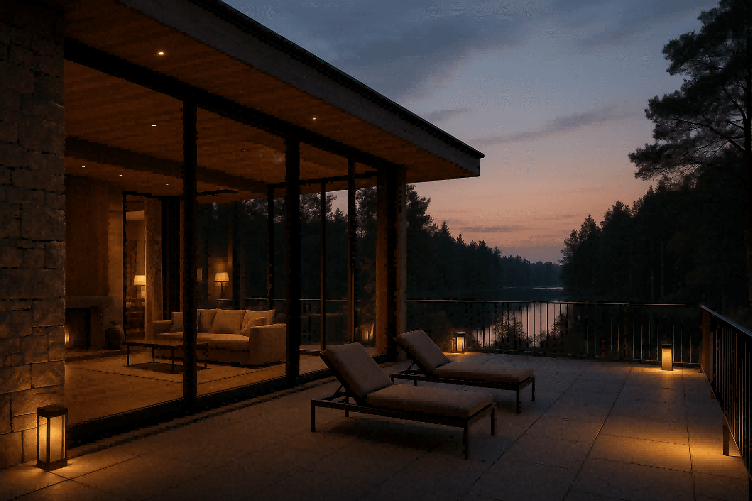 Automatic outdoor mosquito misting system installed in a private luxury garden