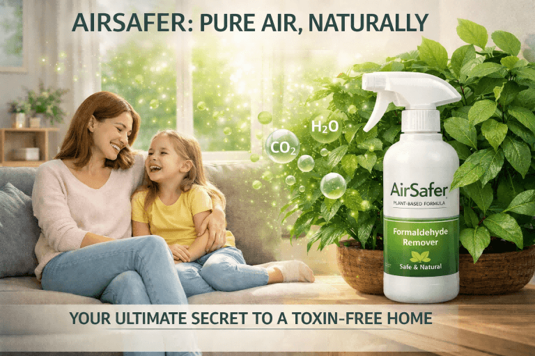 Airsafer formaldehyde remover: pure air, naturally , your ultimate secret to a toxin-free home