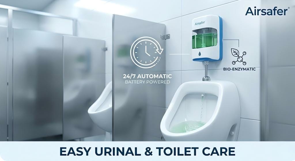 Easy Urinal & Toilet Care-airsafer drip system