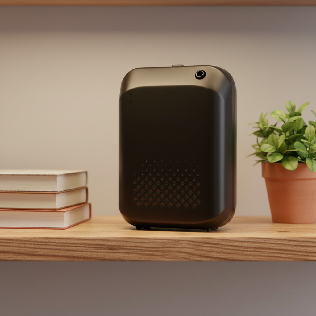 perspective of the AirSafer ASF-504B wireless diffuser
