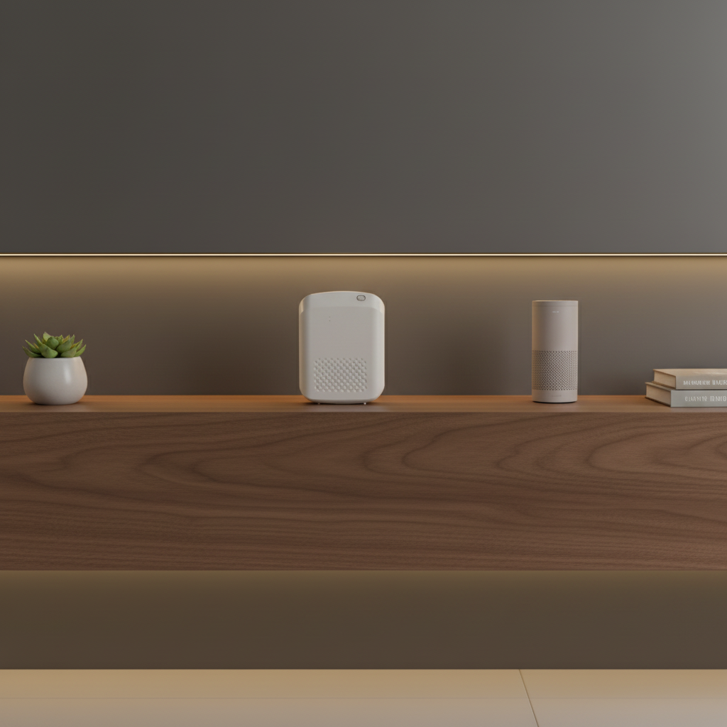 commercial-grade construction of the AirSafer smart scent diffuser, built for continuous operation in high-traffic facilities.